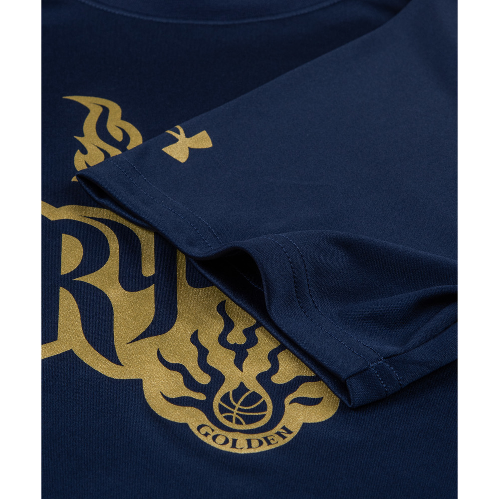 【新商品】26-27 UAマストハブドライTシャツ[GOLD&times;NVY] 詳細画像 ネイビー 8