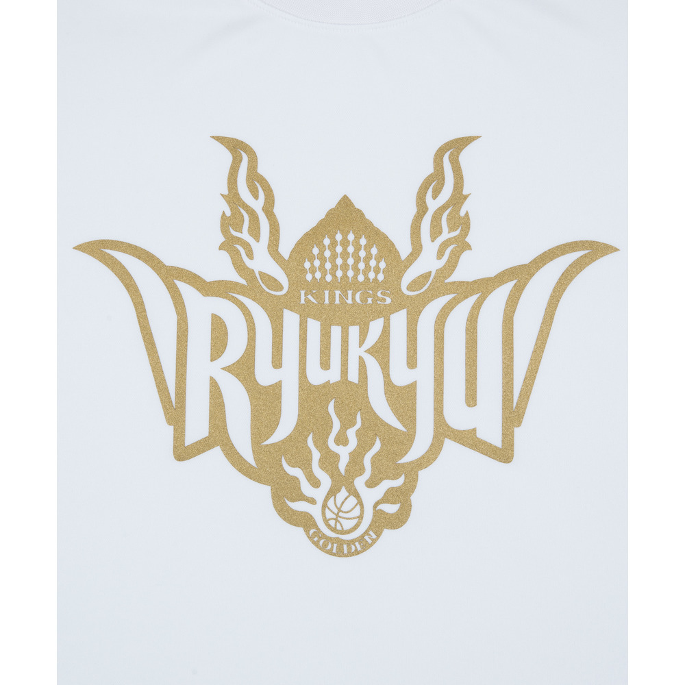 【新商品】26-27 UAマストハブドライTシャツ[GOLD&times;WHT] 詳細画像 ホワイト 6