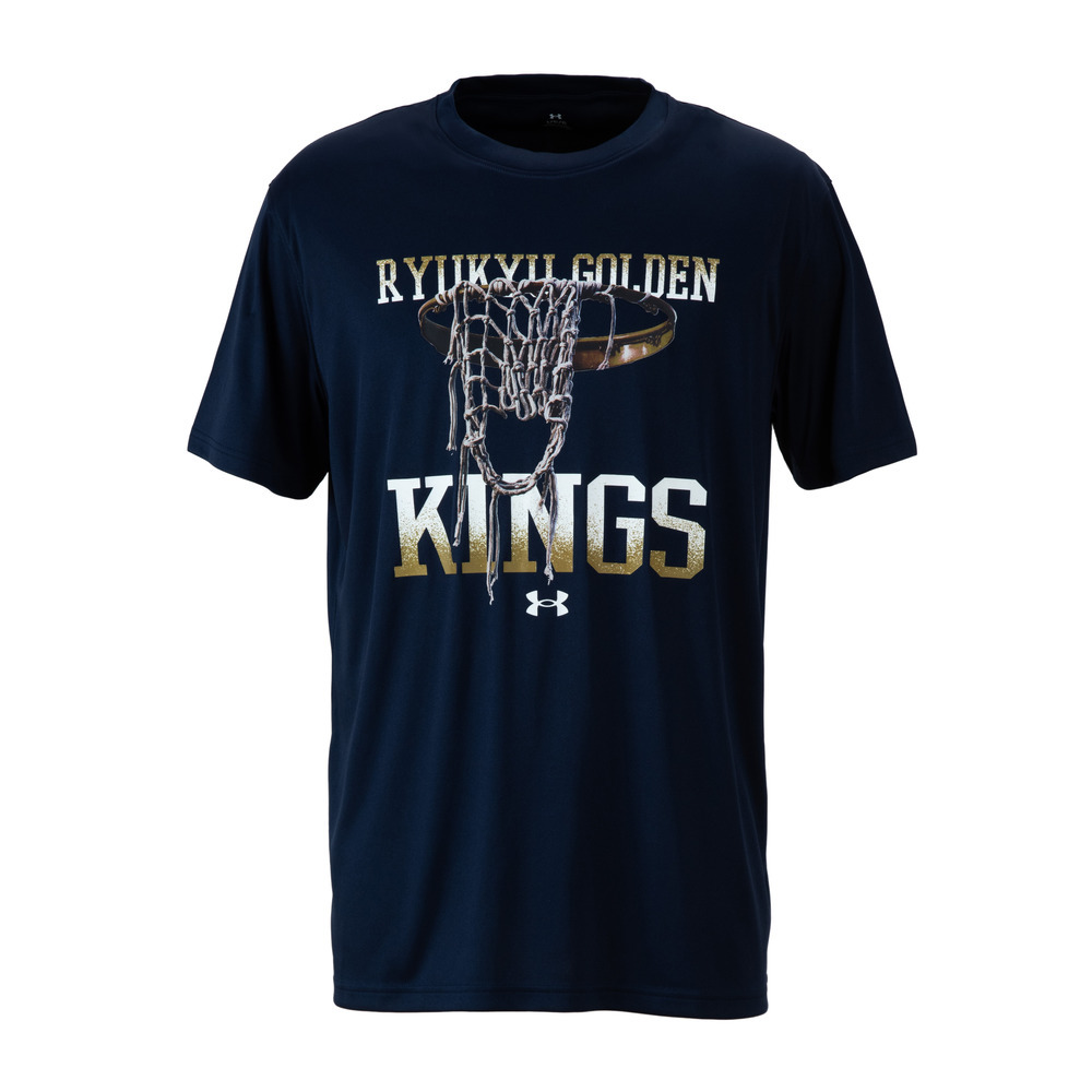 【新商品】26-27 UA BASKETBALLドライTシャツ 詳細画像 ネイビー 3