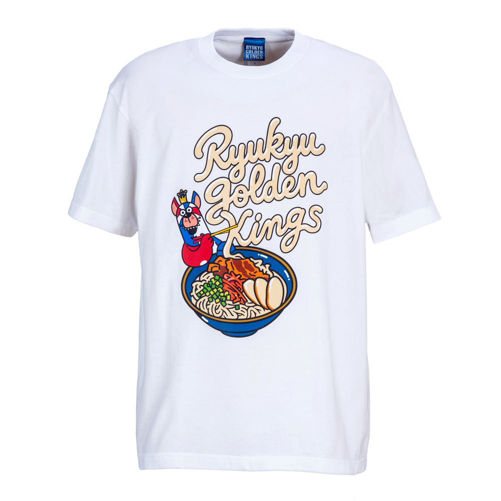 新商品】ゴーディー沖縄そばTシャツ｜琉球ゴールデンキングス｜B