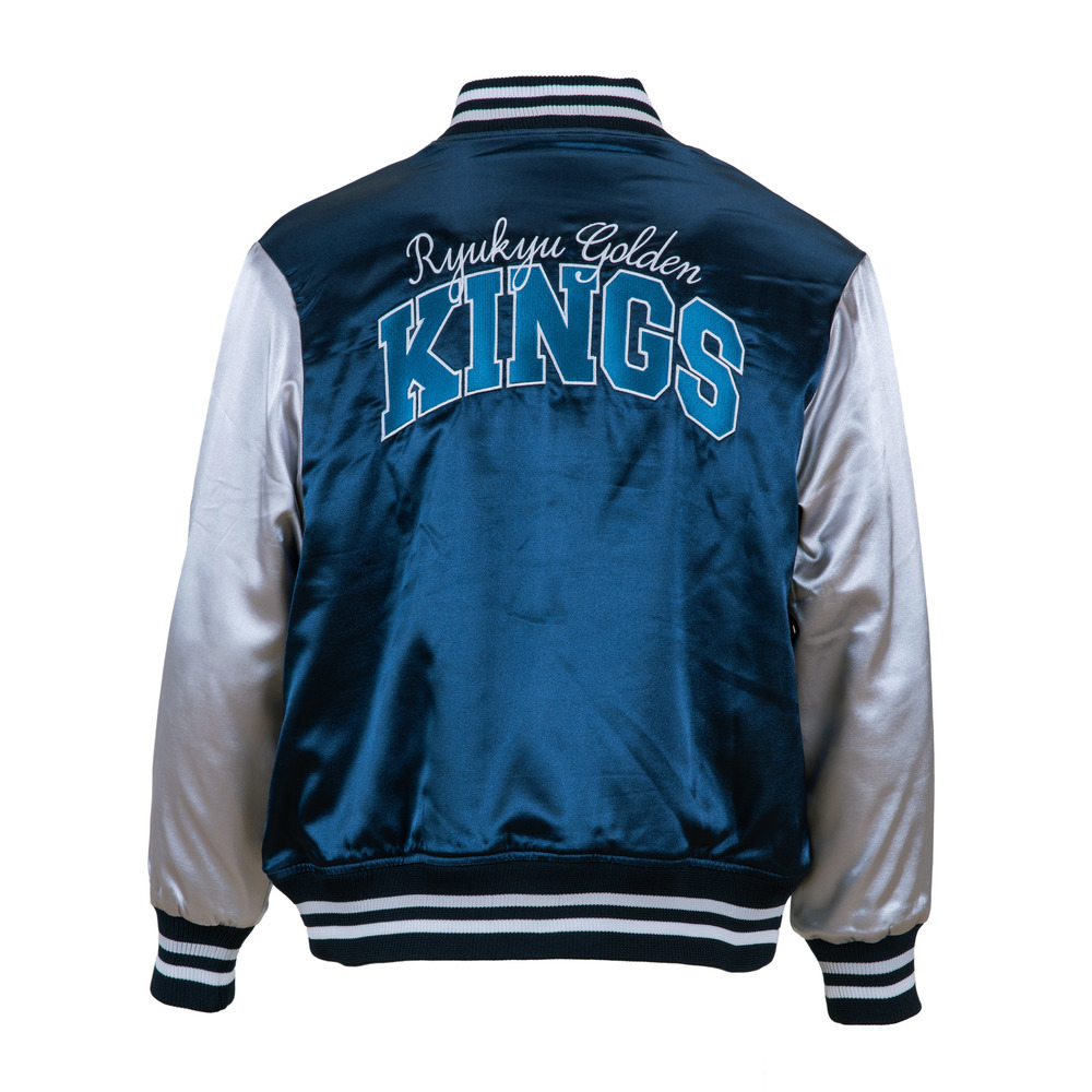 【新商品】KINGS サテンスタジャン [LBU] 詳細画像 ライトブルー 4