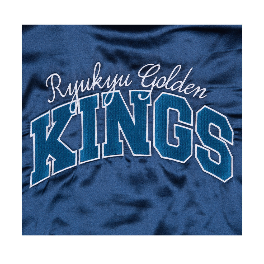 【新商品】KINGS サテンスタジャン [LBU] 詳細画像 ライトブルー 6