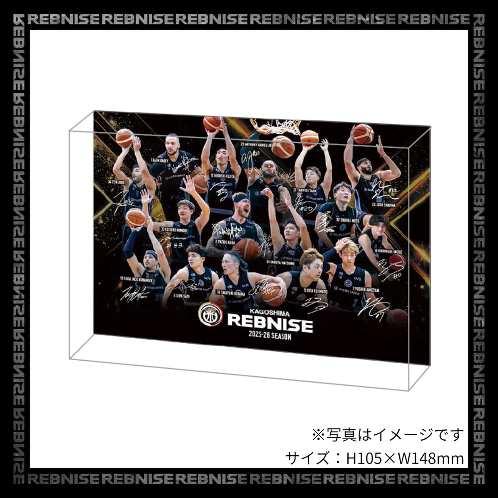 【シーズンエンド記念品】全選手集合_アクリルブロック 詳細画像 1カラー 1