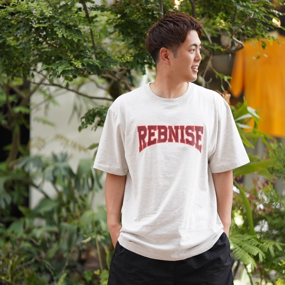 アーチロゴTシャツ 詳細画像 アッシュ×ワイン 3