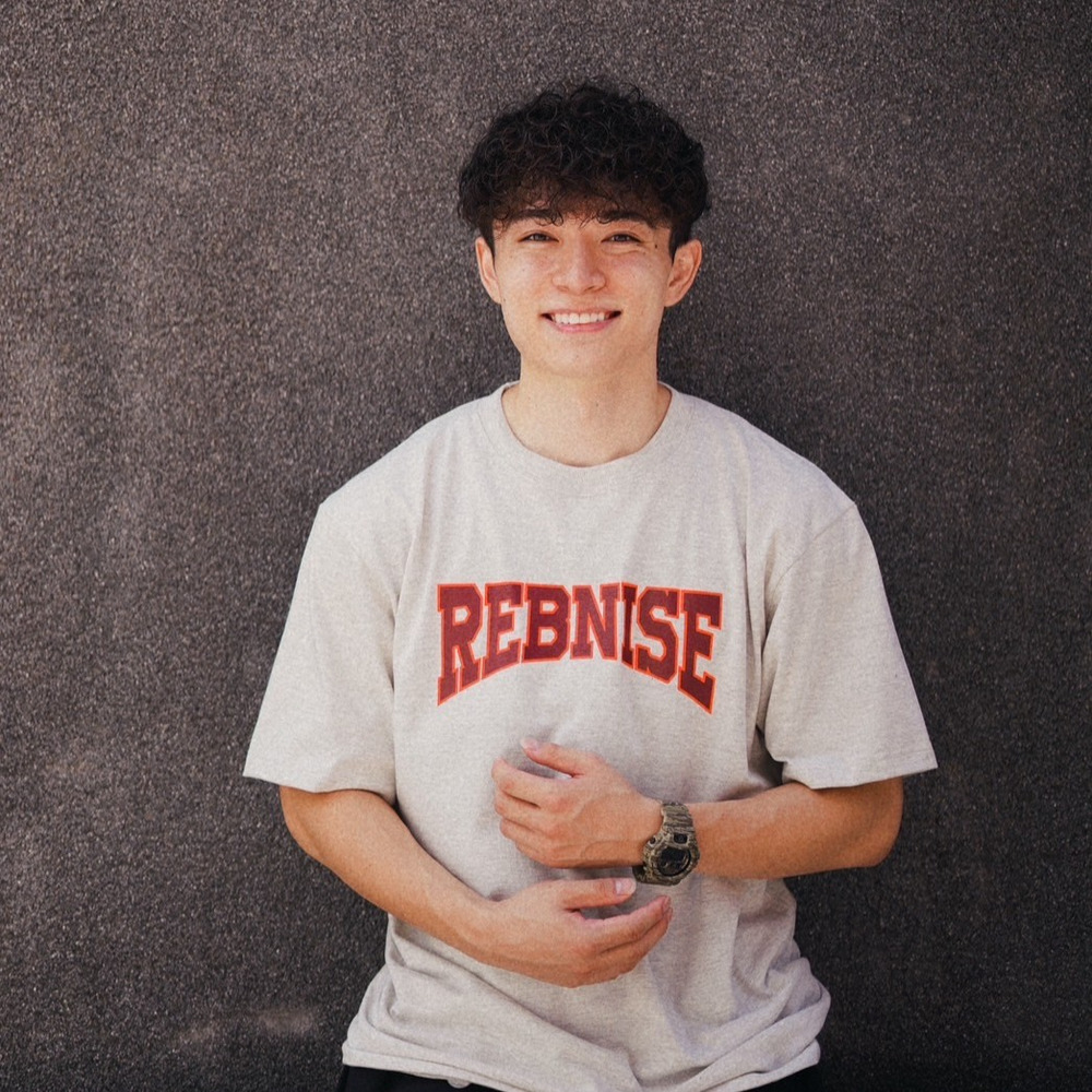 アーチロゴTシャツ 詳細画像 アッシュ×ワイン 4