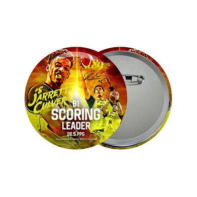 りそなグループ B.LEAGUE 2025-26 SEASON B1 得点王 記念缶バッジ #8 ジャレット・カルバー選手