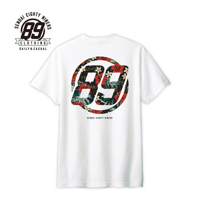 89ポケットTシャツ（ハイビスカス）