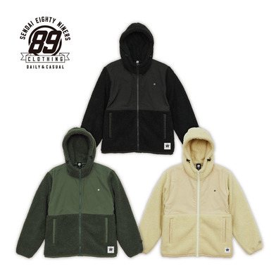 mini89ボアフードジャケット