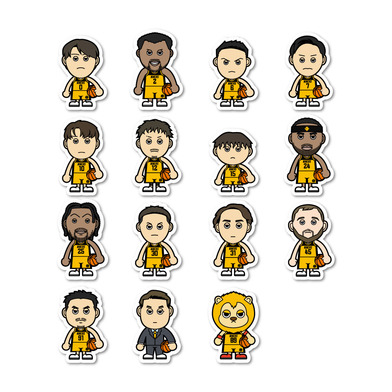 NINERS FAMILYキャラステッカー 2022-23