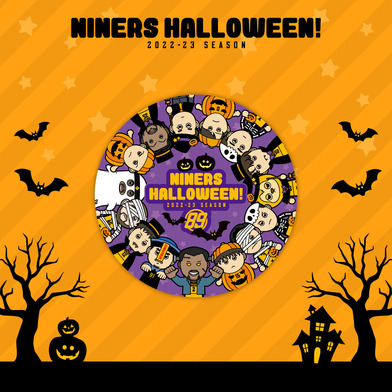 【期間限定】NINERS HALLOWEEN 2022-23 缶バッジ(76mm正円形)