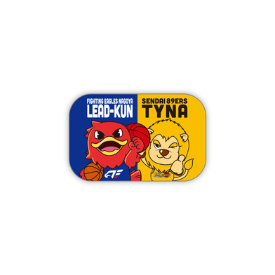 リードくん＆ティナコラボ缶バッジ