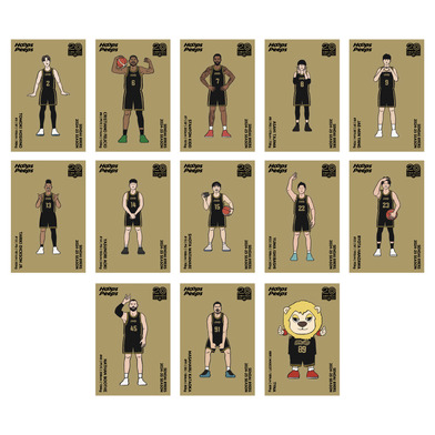 仙台89ERS×Hoops Peepsステッカー(20周年アニバーサリーユニフォーム Ver.)