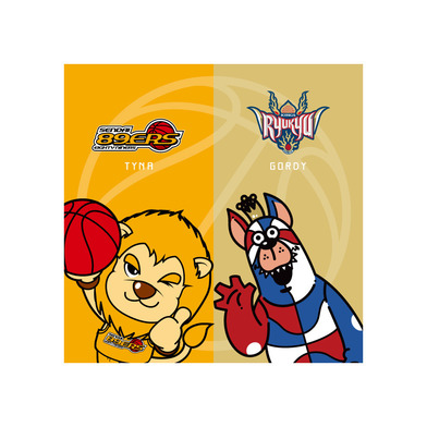 琉球ゴールデンキングス×仙台89ERS コラボハンドタオル 2024-25