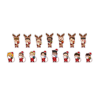 NINERS FAMILYステッカー 2024-25(NINERS CHRISTMAS ver.)