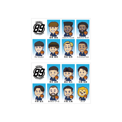 NINERS FAMILY 証明写真風ステッカーシート 2024-25