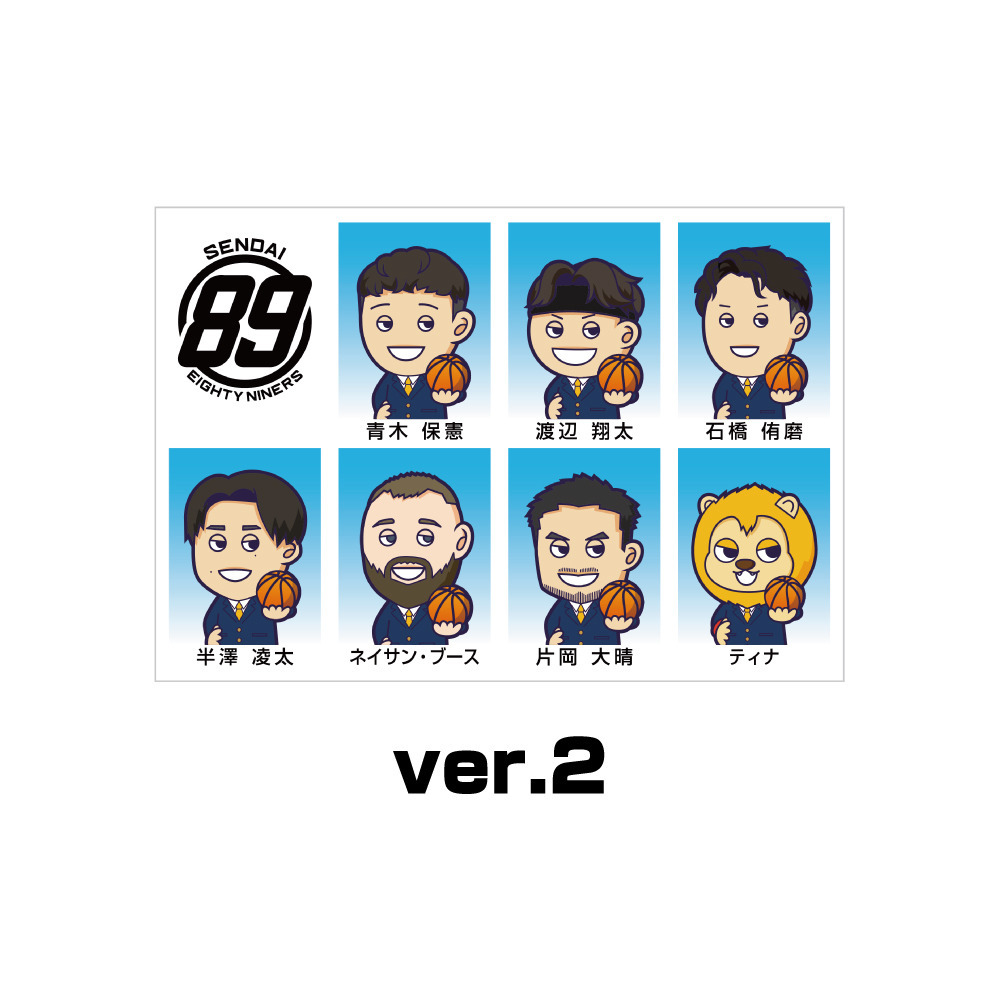 NINERS FAMILY 証明写真風ステッカーシート 2024-25 詳細画像 ver.2 1
