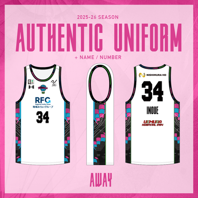 2025ｰ26 SEASON オーセンティックユニフォーム【AWAY】