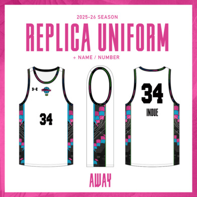 2025ｰ26 SEASON レプリカユニフォーム【AWAY】