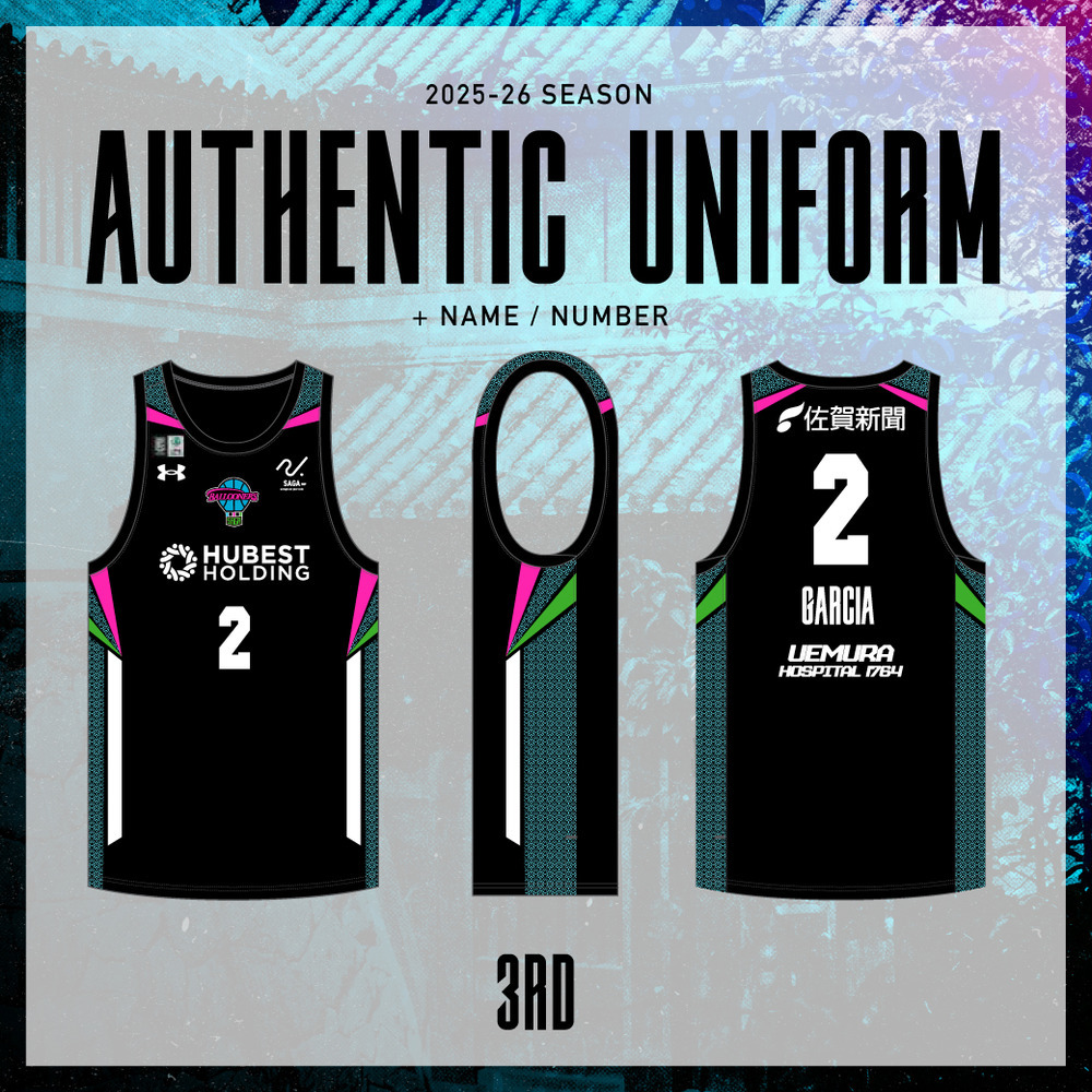 2025ｰ26 SEASON オーセンティックユニフォーム【3rd】 詳細画像 ブラック 1