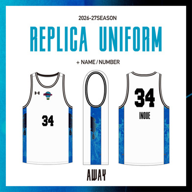 2026ｰ27 SEASON レプリカユニフォーム【AWAY】