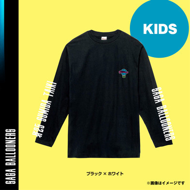PLAYERS ロングTシャツ【ブラック】キッズサイズ