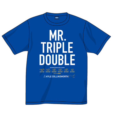#5コリンズワース_2020-21 MR.TRIPLE DOUBLE 記念ドライTシャツ