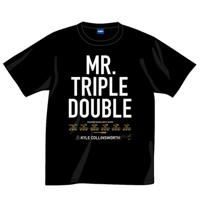 #5コリンズワース_2020-21 MR.TRIPLE DOUBLE 記念ドライTシャツ