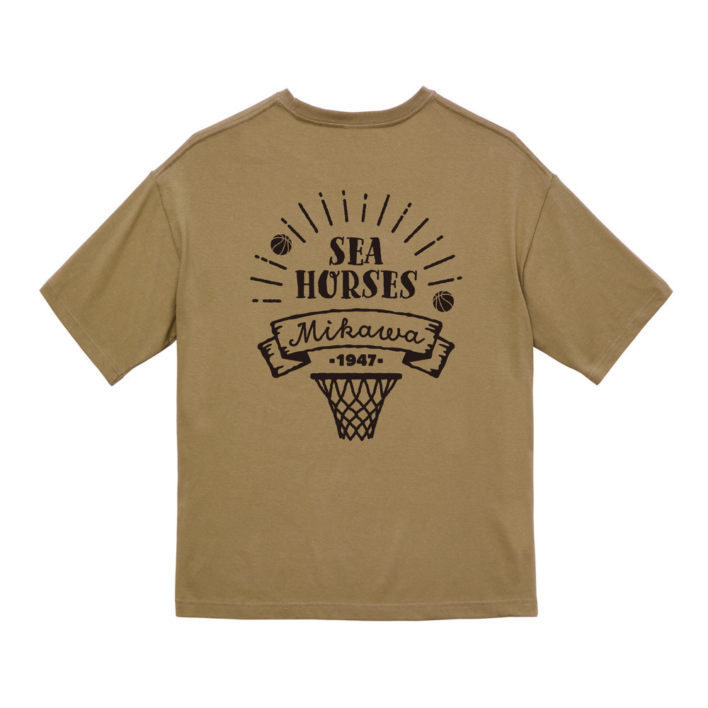 Vintage Basketball Goal ビッグシルエット コットンポケットTシャツ 詳細画像 カーキ 3