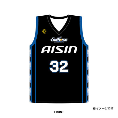 2024-25 ユニフォーム型ラバーキーホルダー(HOMEブラック/AWAY