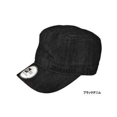 ニューエラコラボ　ワークキャップ（ブラックデニム）