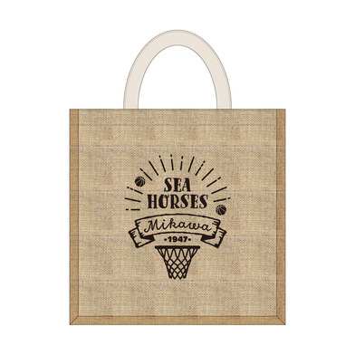 Vintage Basketball Goal ジュートトートバッグ