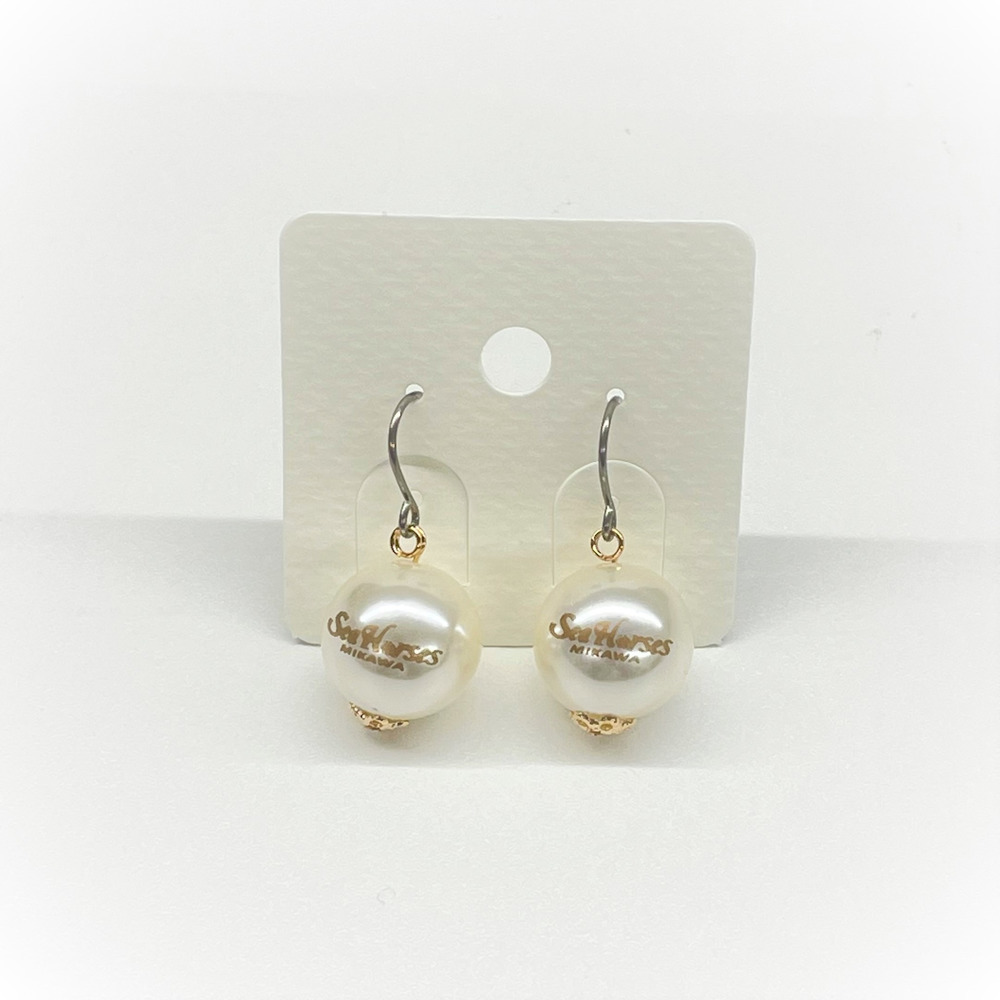 ゴールドパールロゴピアス ゴールドロゴ パールピアス｜シーホース三河｜B.LEAGUE（Bリーグ）公式