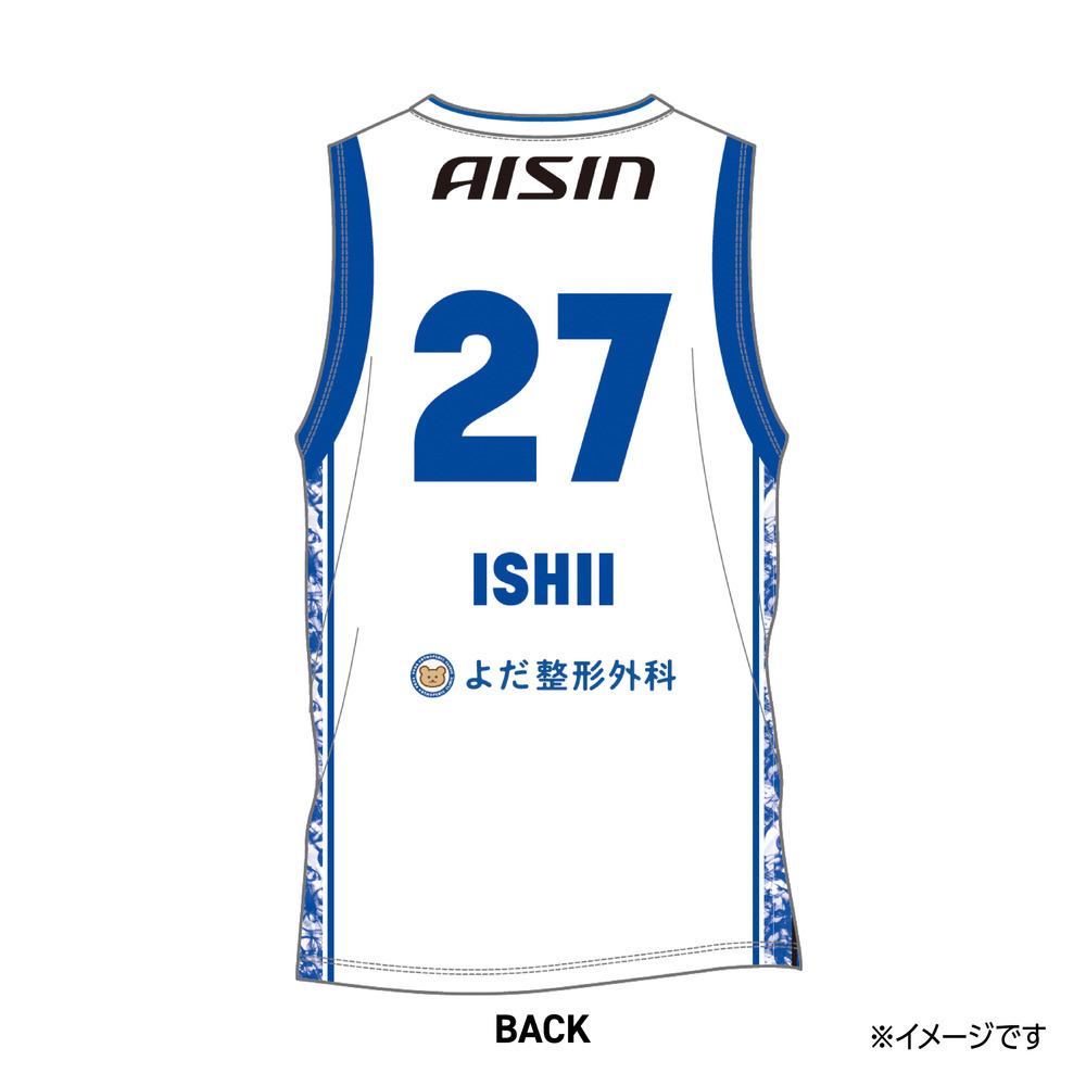 【受注生産】【第1期 ～2025/7/8(火)23:59 期間限定受注】【2025/9/下旬以降出荷予定】2025-26 ★オーセンティックユニフォーム(上) AWAY 詳細画像 #27 石井 講祐 2