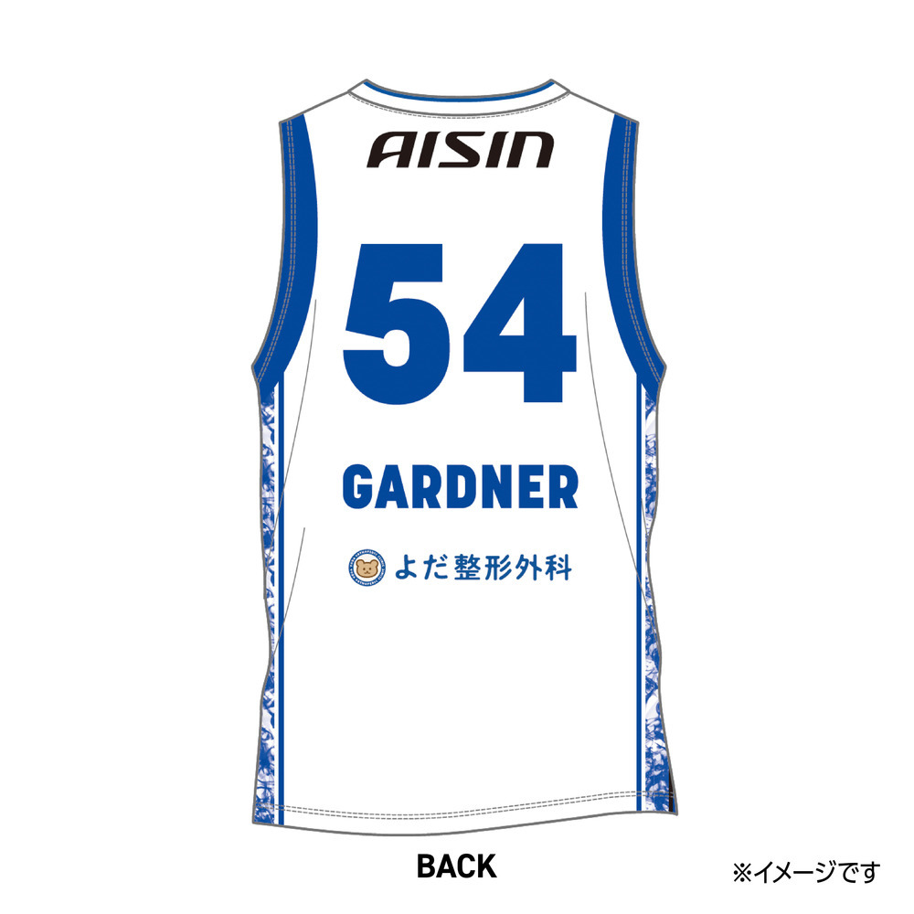 【受注生産】【第3期 2025/8/1(金)～2025/8/31(日)23:59 期間限定受注】【2025/11/上旬以降出荷予定】2025-26 ★オーセンティックユニフォーム(上) AWAY 詳細画像 #54 ダバンテ・ガードナー 2