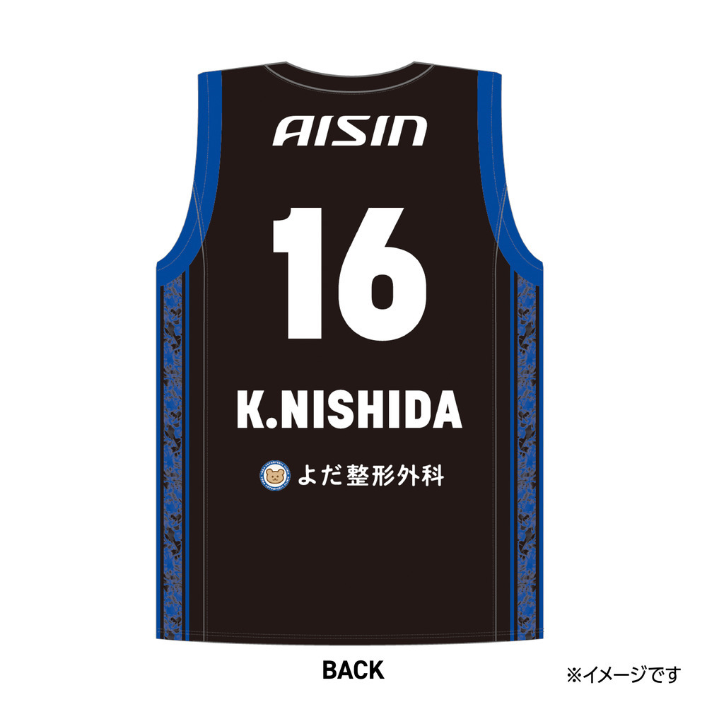 【予約販売】【～2025/7/8(火)23:59 期間限定受注】【2025/9/下旬以降出荷予定】2025-26 ★レプリカユニフォーム HOME 詳細画像 #16 西田 公陽 2