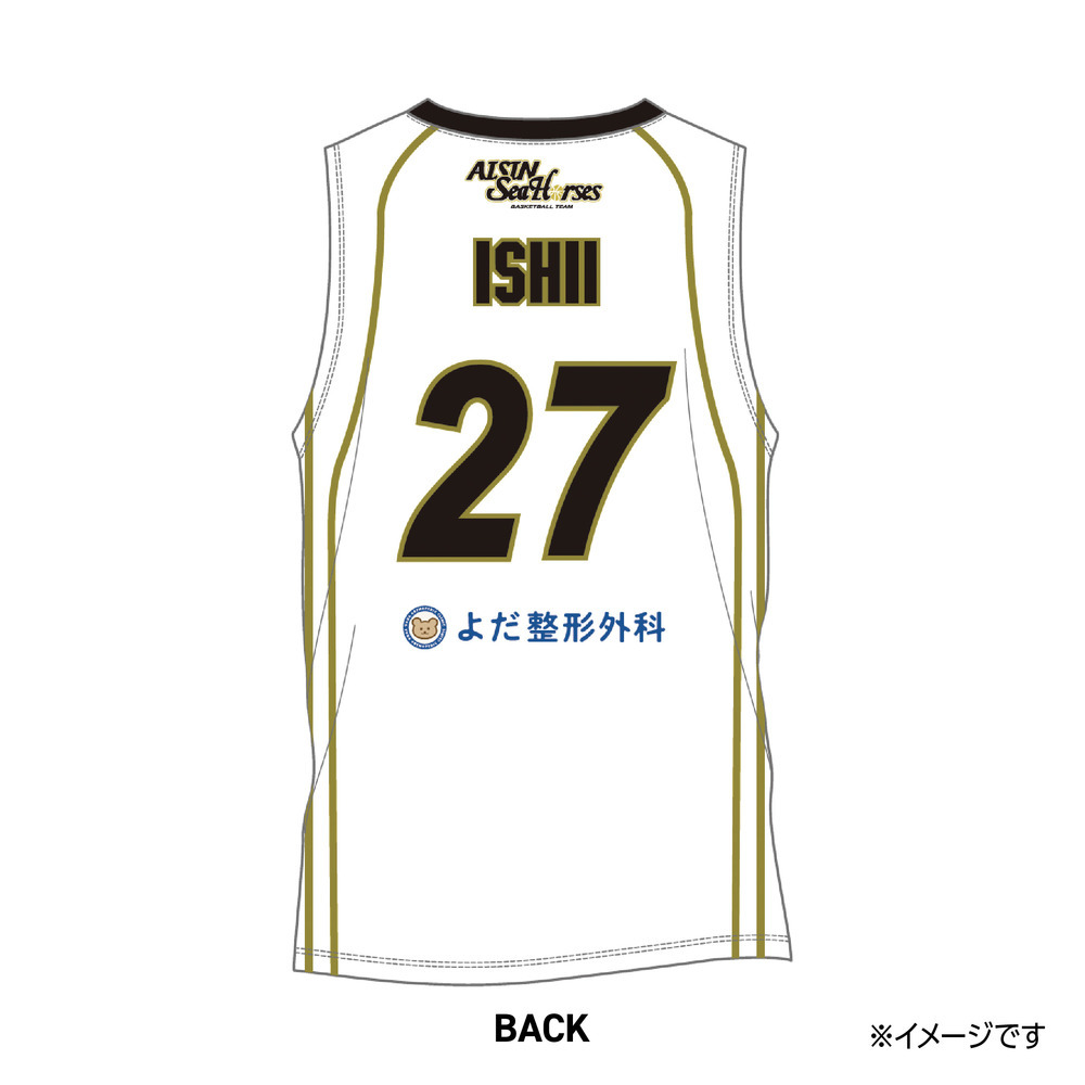 【受注生産】【第1回 2025/8/7(木)～8/31(日)23:59 期間限定受注】【2025/11/上旬以降出荷予定】2025-26 ★復刻オーセンティックユニフォーム(上) 詳細画像 #27 石井 講祐 2