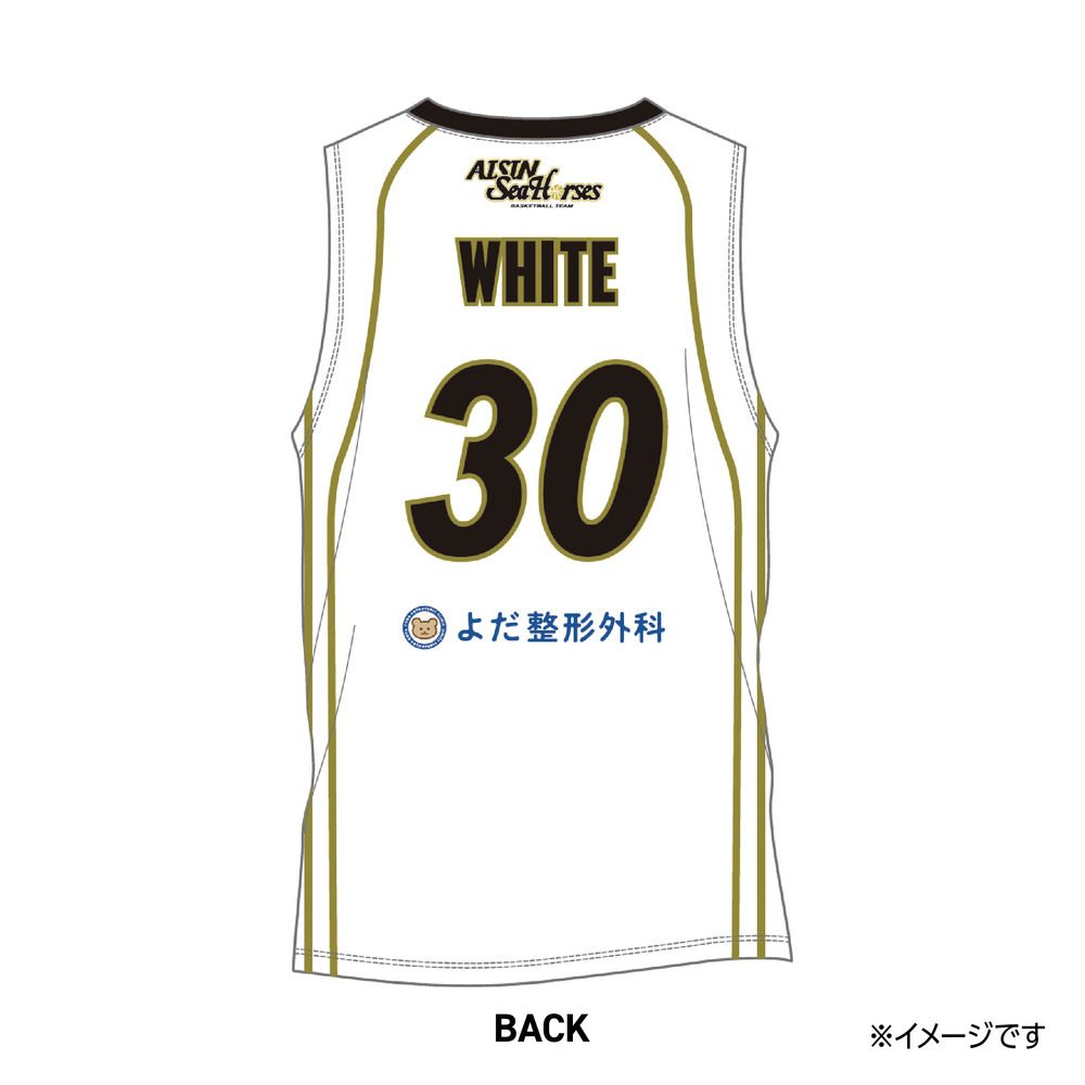 【受注生産】【第1回 2025/8/7(木)～8/31(日)23:59 期間限定受注】【2025/11/上旬以降出荷予定】2025-26 ★復刻オーセンティックユニフォーム(上) 詳細画像 #30 アーロン・ホワイト 2