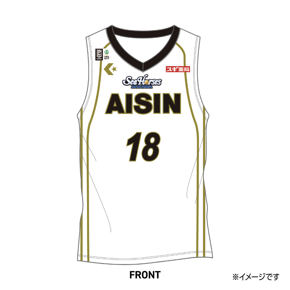 シーホース三河　西田優大選手　オーセンティックユニフォーム シーホース三河 オーセンティックユニフォーム 西田優大