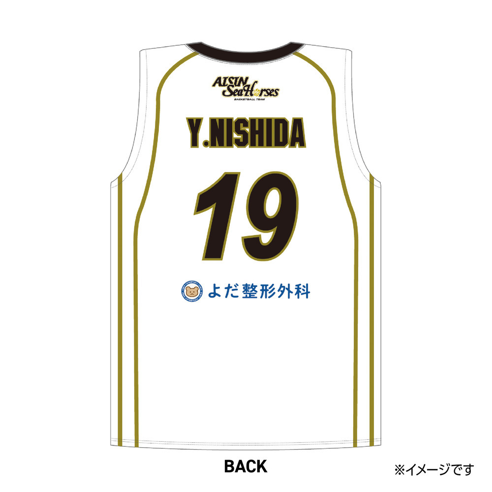 【受注生産】【第1回 8/7(木)～2025/8/31(日)23:59 期間限定受注】【2025/11/上旬以降出荷予定】2025-26 ★復刻レプリカユニフォーム 詳細画像 #19 西田 優大 2