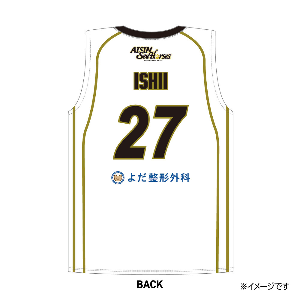 【受注生産】【第1回 8/7(木)～2025/8/31(日)23:59 期間限定受注】【2025/11/上旬以降出荷予定】2025-26 ★復刻レプリカユニフォーム 詳細画像 #27 石井 講祐 2