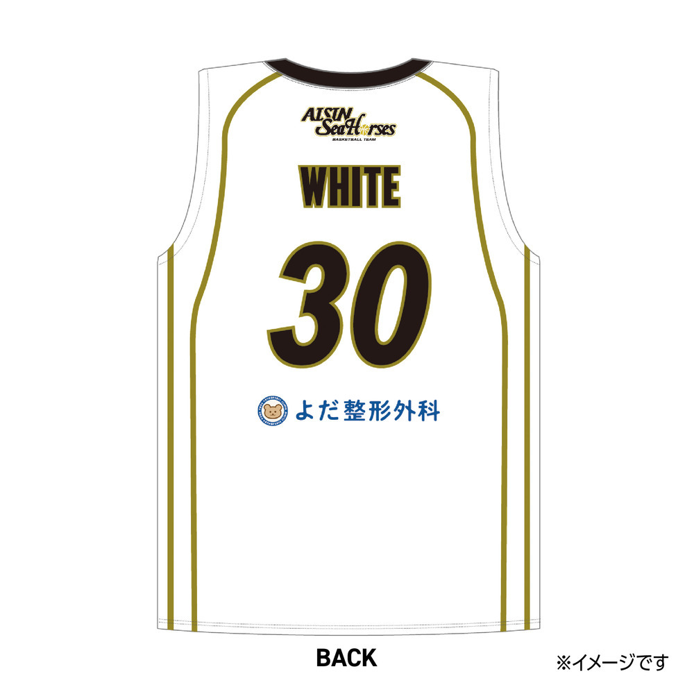 【受注生産】【第1回 8/7(木)～2025/8/31(日)23:59 期間限定受注】【2025/11/上旬以降出荷予定】2025-26 ★復刻レプリカユニフォーム 詳細画像 #30 アーロン・ホワイト 2