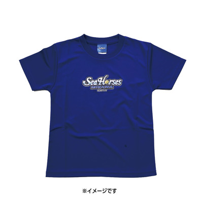 フルカラープライマリーロゴドライTシャツ ブルー（キッズ）