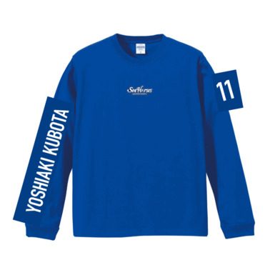 2025-26 ナンバーロングスリーブTシャツ BLU