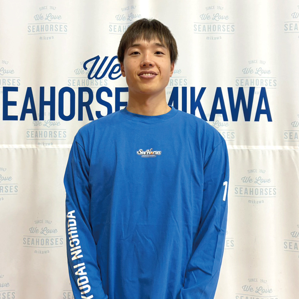 2025-26 ナンバーロングスリーブTシャツ BLU 詳細画像 #19 西田 優大 4