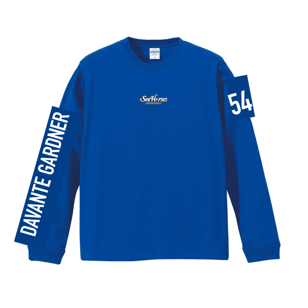 2025-26 ナンバーロングスリーブTシャツ BLU 詳細画像 #54 ダバンテ・ガードナー 1