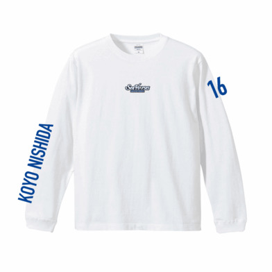 2025-26 ナンバーロングスリーブTシャツ WHT