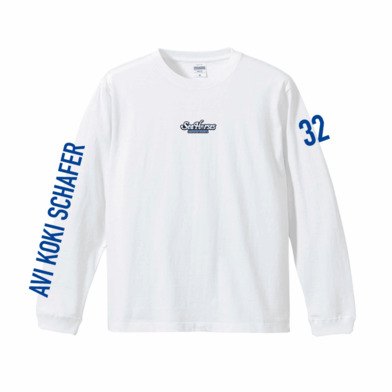2025-26 ナンバーロングスリーブTシャツ WHT