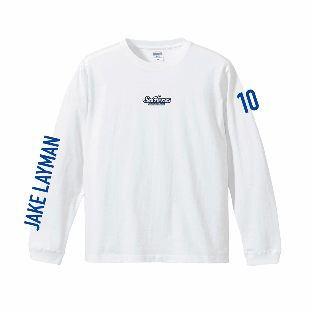 2025-26 ナンバーロングスリーブTシャツ WHT 詳細画像 #10 ジェイク・レイマン 1