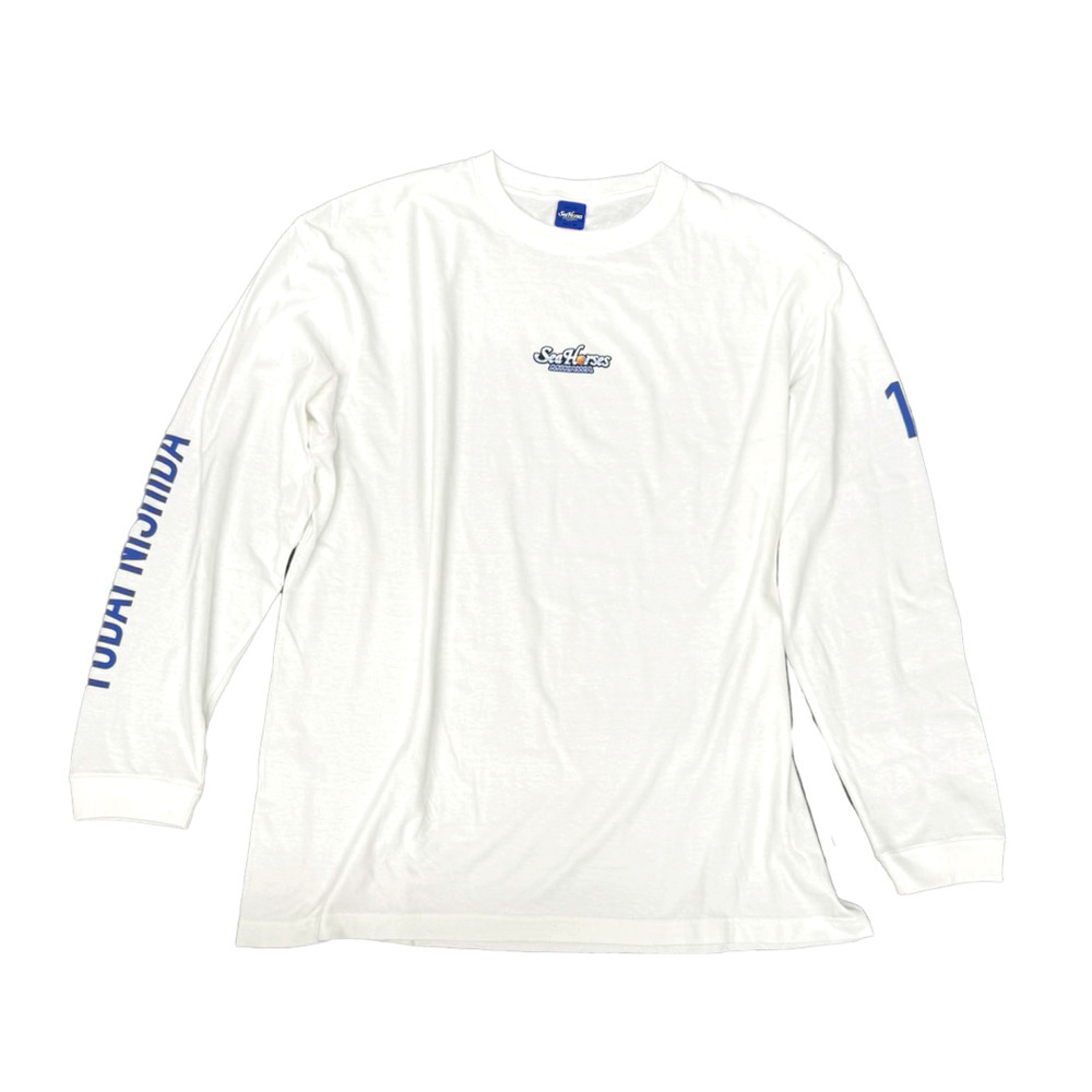 2025-26 ナンバーロングスリーブTシャツ WHT 詳細画像 #19 西田 優大 1