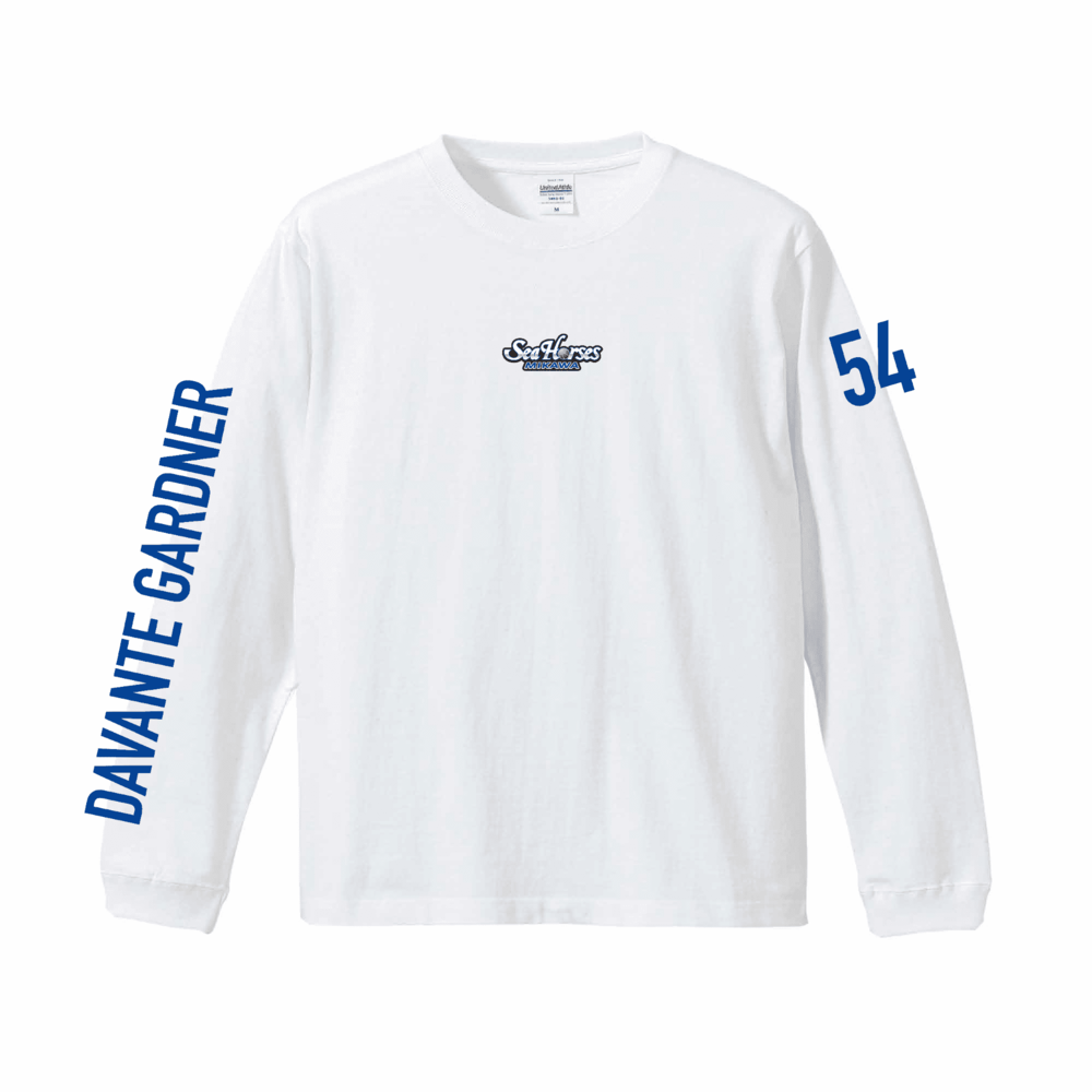 2025-26 ナンバーロングスリーブTシャツ WHT 詳細画像 #54 ダバンテ・ガードナー 1